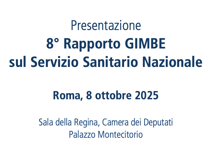 Rapporto Gimbe sul Servizio sanitario nazionale